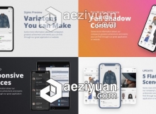 三维iPhoneX手机APP界面宣传介绍AE模板 Videohive TheX - App Presentation Kit