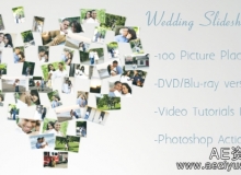 婚礼相册幻灯片展示AE模板Videohive Wedding Slideshow v2.0