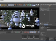 电影C4D的制作渲染技术视频教程 Production Rendering Techniques in C4D