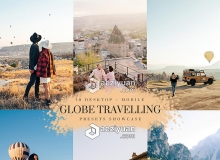 全球旅拍风光人像LR预设/移动版APP滤镜 Globe Travelling Presets