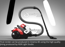 HDR Light Studio Carbon 5.5 CINEMA 4D 接口打光视频教程