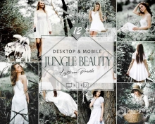 12个INS博主中性灰丛林美人Lightroom预设 Jungle Beauty Lightroom Presets