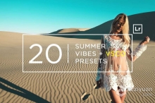 20个夏日氛围VSCO胶片人像Lightroom预设 20 Summer Vibes Lightroom Presets + VSCO