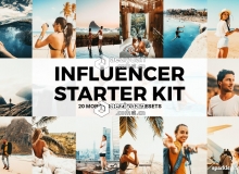 旅行者旅拍电影胶片LR预设/LUT预设 Travel Influencer Starter Kit