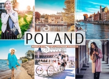 波兰城市旅拍人文风光Lightroom预设/手机版APP滤镜Poland Pro Lightroom Presets