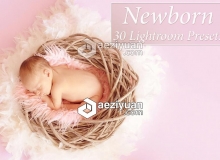 新生儿儿童摄影Lightroom预设 30 Newborn Lr Presets