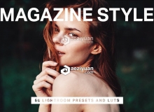 时尚杂志级人像LR预设/APP预设/LUT预设 Magazine Lightroom Prese LUT