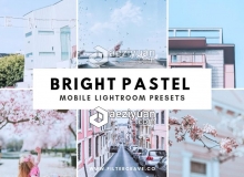 粉彩通透日系糖果色Lightroom预设 Bright Pastel Lightroom Presets