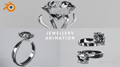 Blender钻戒动画实例制作训练视频教程 Introduction To Jewelry Design and Animation