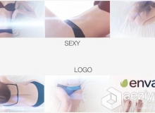 性感妩媚Logo演绎动画AE模板 Videohive Sexy Logo