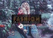 Insta风时尚人像Lightroom预设50 Insta Fashion Lightroom Presets