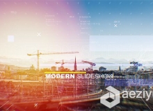 时尚图文介绍宣传展示AE模板 Videohive Modern Slideshow