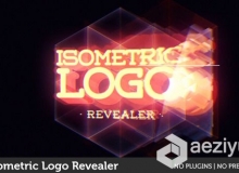 超炫魔方Logo演绎动画AE模板 Videohive Isometric Logo Revealer