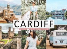 旅拍时尚明亮胶片人像LR预设/手机LR滤镜 Cardiff Lightroom Presets