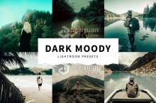 旅拍人文风光电影色调Lightroom预设 10 Dark Moody Lightroom Presets