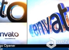 遮罩式Logo演绎动画AE模板Videohive White Logo Opener