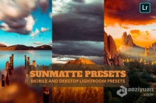 夏季旅行风光商业后期Lightroom预设 Sunmatte Presets Lightroom Presets