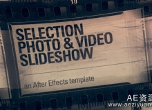 复古影格图片幻灯展示AE模板Videohive Selection Photo & Video (Slideshow)