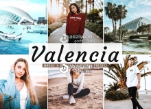 Valencia旅行明亮自然色调LR预设/手机LR预设Valencia LightroomPresets