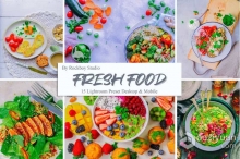 15个新鲜食品后期调色Lightroom预设 Fresh Food Lightroom Presets