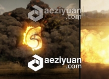 爆炸特效LOGO标志展示片头AE模板 Videohive Explosion Logo 10411160