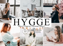 舒适惬意自然柔和电影胶片LR预设+手机APP滤镜 Hygge Lightroom