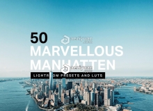 50组曼哈顿LR预设+APP预设+LUT预设 50 Manhattan Lightroom Presets LUTs