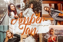 琥珀棕褐色旅拍人像Insta滤镜LR预设/手机滤镜 Amber Tan Lightroom Presets