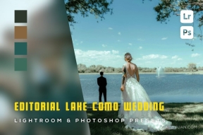 电影婚礼LR预设 6 Editorial Lake Como Wedding Lightroom Presets