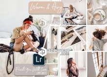 温暖色调人像胶片Lightroom预设Warm & Airy Lightroom Presets