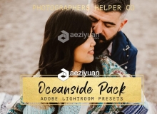 专业婚纱摄影师户外婚礼人像Lightroom预设 Oceanside LR Preset Pack