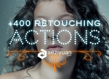 400+人像精修Lightroom预设+动作 400 Portrait Retouch Actions&Presets