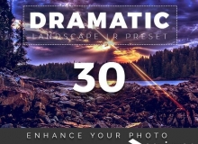 风光大片Lightroom预设 30 Fabio Dramatic Landscape Preset