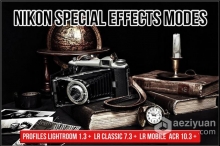 尼康相机风光人像特殊效果模式配置文件Lightroom预设 Nikon Special Effects Modes profiles