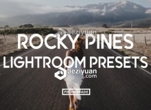 摄影师Forrest Blake旅行冒险Lightroom预设 Rocky Pines Lightroom Presets