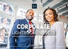 企业商务人像摄影后期PS/LR预设/APP预设Corporate Lightroom Presets