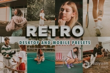 90年代复古电影胶片人像Lightroom预设 Retro Lightroom Presets