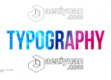 文字标题排版设计动画AE模板 Videohive Typography