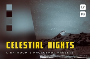 天之夜北极风光Lightroom预设 6 Celestial Nights Lightroom and Photoshop Presets