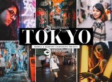 东京日系街拍人文风光LR预设/APP预设 Tokyo Lightroom Presets